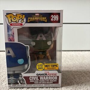 Funko Pop! Games Marvel Contest of Champions Civil Warrior Exclusive
